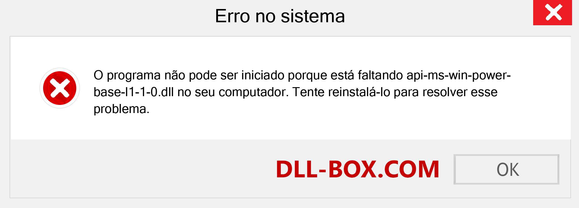 Arquivo api-ms-win-power-base-l1-1-0.dll ausente ?. Download para Windows 7, 8, 10 - Correção de erro ausente api-ms-win-power-base-l1-1-0 dll no Windows, fotos, imagens